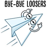 Paper Airplane WhatsApp Sticker #12