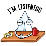 Paper Airplane WhatsApp Sticker #13