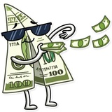 Paper Airplane WhatsApp Sticker #14