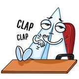 Paper Airplane WhatsApp Sticker #17