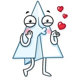 Paper Airplane WhatsApp Sticker #2