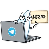 Paper Airplane WhatsApp Sticker #23