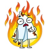 Paper Airplane WhatsApp Sticker #4