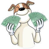 Party Dog WhatsApp Sticker #10