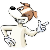Party Dog WhatsApp Sticker #18