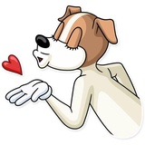 Party Dog WhatsApp Sticker #2