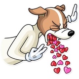 Party Dog WhatsApp Sticker #20