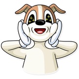 Party Dog WhatsApp Sticker #21