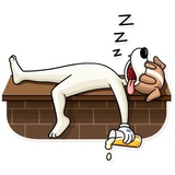 Party Dog WhatsApp Sticker #24