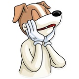 Party Dog WhatsApp Sticker #28