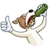 Party Dog WhatsApp Sticker #3