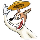 Party Dog WhatsApp Sticker #5