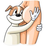 Party Dog WhatsApp Sticker #7