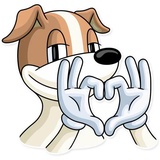 Party Dog WhatsApp Sticker #9