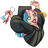 Pink Power WhatsApp Sticker #14