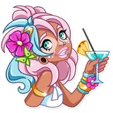 Pink Power WhatsApp Sticker #22