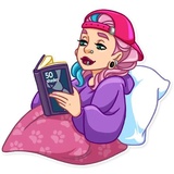 Pink Power WhatsApp Sticker #25