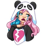 Pink Power WhatsApp Sticker #28