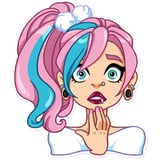 Pink Power WhatsApp Sticker #4