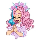 Pink Power WhatsApp Sticker #6