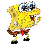 Square Pants WhatsApp Sticker #22