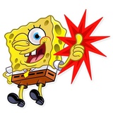 Square Pants WhatsApp Sticker #3