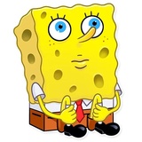 Square Pants WhatsApp Sticker #8
