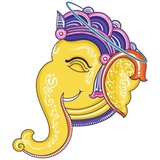 Pattachitra Ganesha WhatsApp Sticker #5
