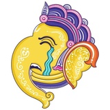 Pattachitra Ganesha WhatsApp Sticker #9
