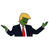 PePe Trump WhatsApp Sticker #13