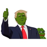 PePe Trump WhatsApp Sticker #15