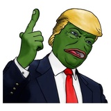 PePe Trump WhatsApp Sticker #7