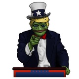 PePe Trump WhatsApp Sticker #8