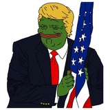 PePe Trump WhatsApp Sticker #9