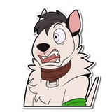 Husky Daily Emoji WhatsApp Sticker #10