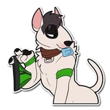 Husky Daily Emoji WhatsApp Sticker #13