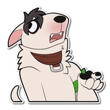 Husky Daily Emoji WhatsApp Sticker #21