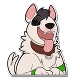 Husky Daily Emoji WhatsApp Sticker #4