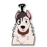 Husky Daily Emoji WhatsApp Sticker #8