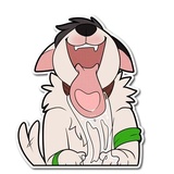 Husky Daily Emoji WhatsApp Sticker #9