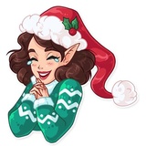 Penelope The Elf WhatsApp Sticker pack