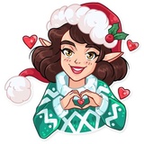 Penelope The Elf WhatsApp Sticker #6