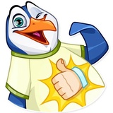 Pengiun Kevin WhatsApp Sticker #4