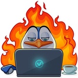 Pengiun Kevin WhatsApp Sticker #6