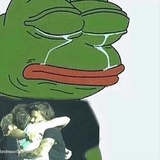 Pepe Crying WhatsApp Sticker #11