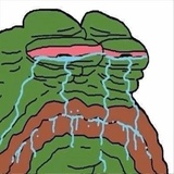 Pepe Crying WhatsApp Sticker #12