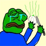 Pepe Crying WhatsApp Sticker #16