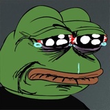 Pepe Crying WhatsApp Sticker #18