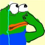 Pepe Crying WhatsApp Sticker #21