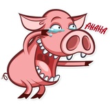 Pete the Pig WhatsApp Sticker pack